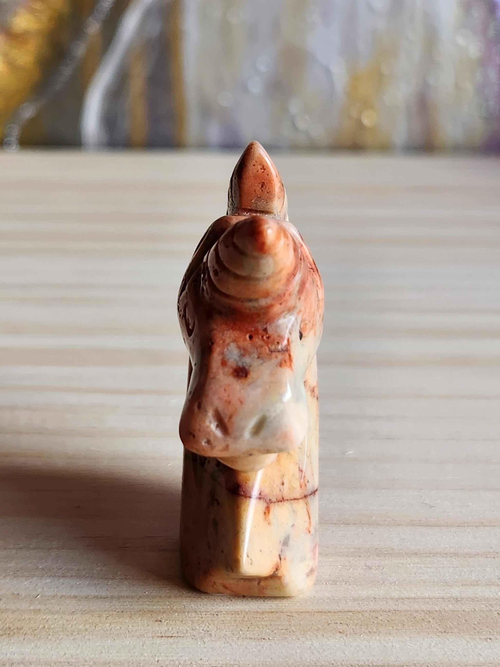 Agate Hand Carved Unicorn - Magical Mala Gemstone Magical Mala   