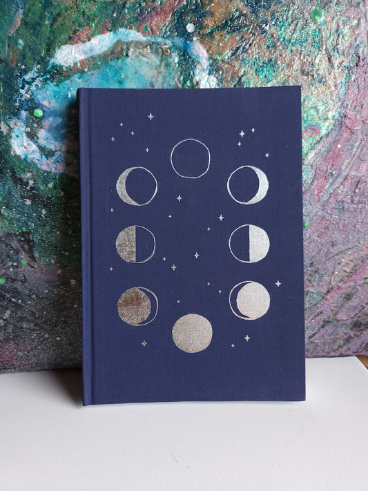 Journal, Diary, Notebook - Phases of the moon Gifts Magical Mala   