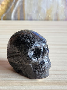 Obsidian Hand Carved Skull - Magical Mala Gemstone Magical Mala   
